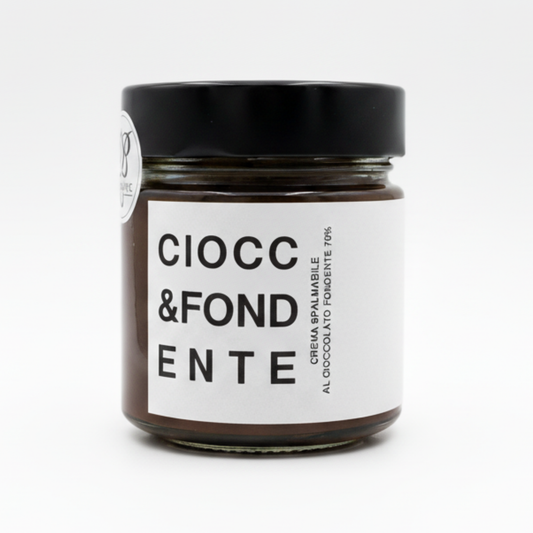 Ciocc&Fondente - Crema Spalmabile al Cioccolato Fondente 70% - 250 g