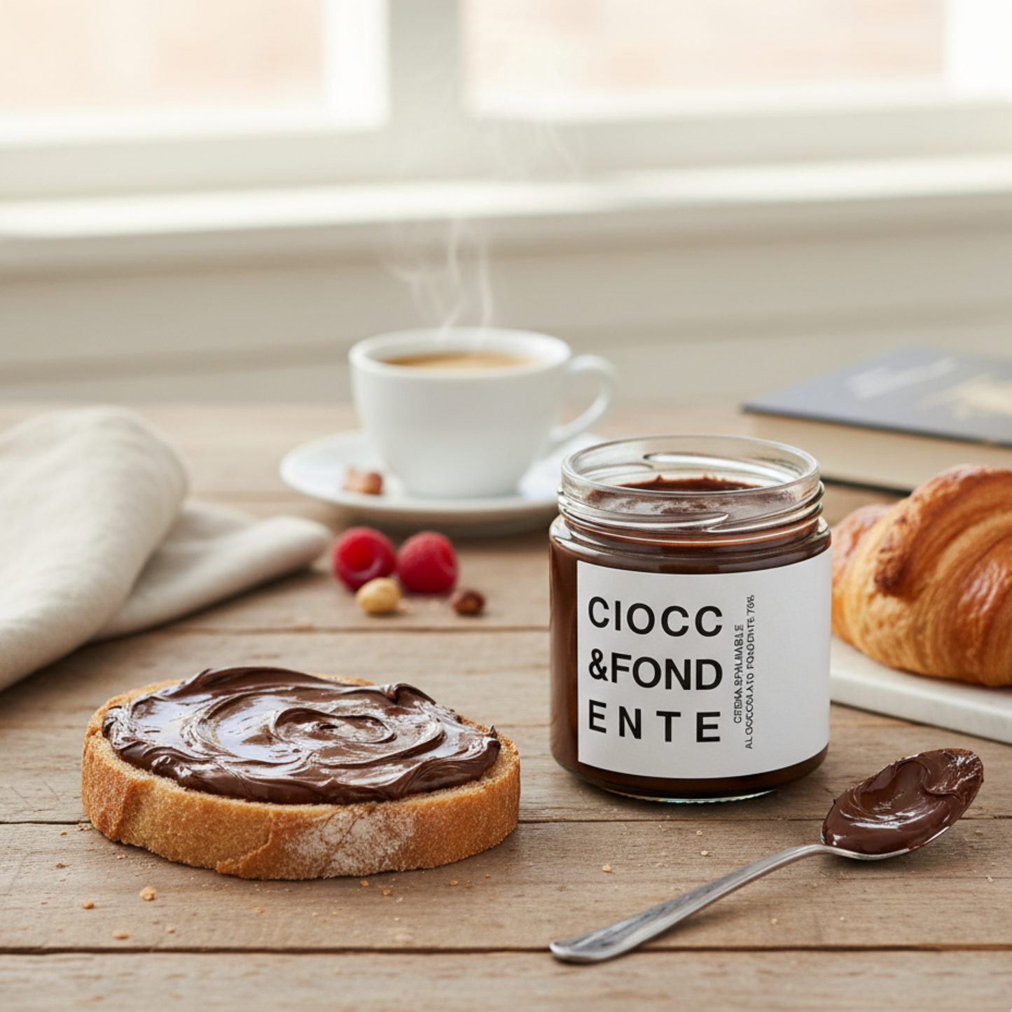 Tris di Creme Spalmabili Artigianali - Nocciola, Fondente e Pistacchio