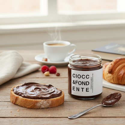 Tris di Creme Spalmabili Artigianali - Nocciola, Fondente e Pistacchio