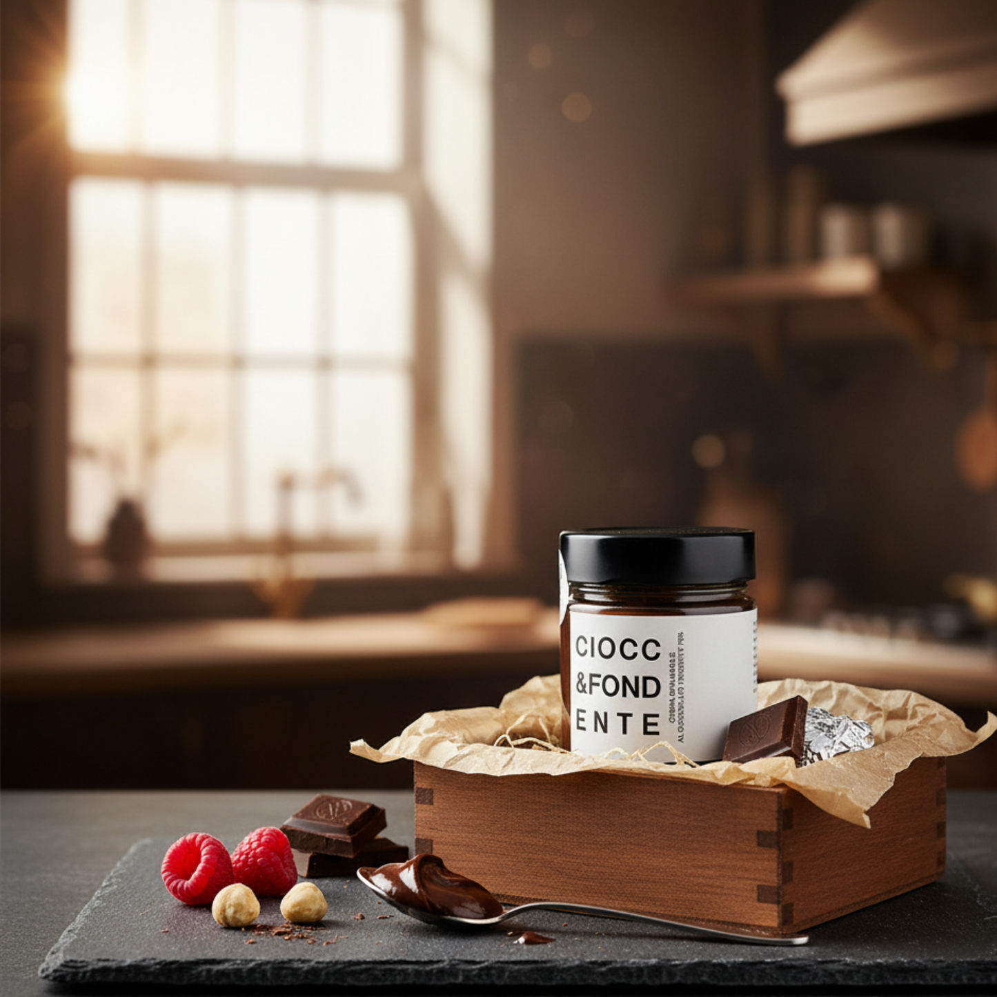 Tris di Creme Spalmabili Artigianali - Nocciola, Fondente e Pistacchio