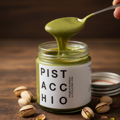 Tris di Creme Spalmabili Artigianali - Nocciola, Fondente e Pistacchio