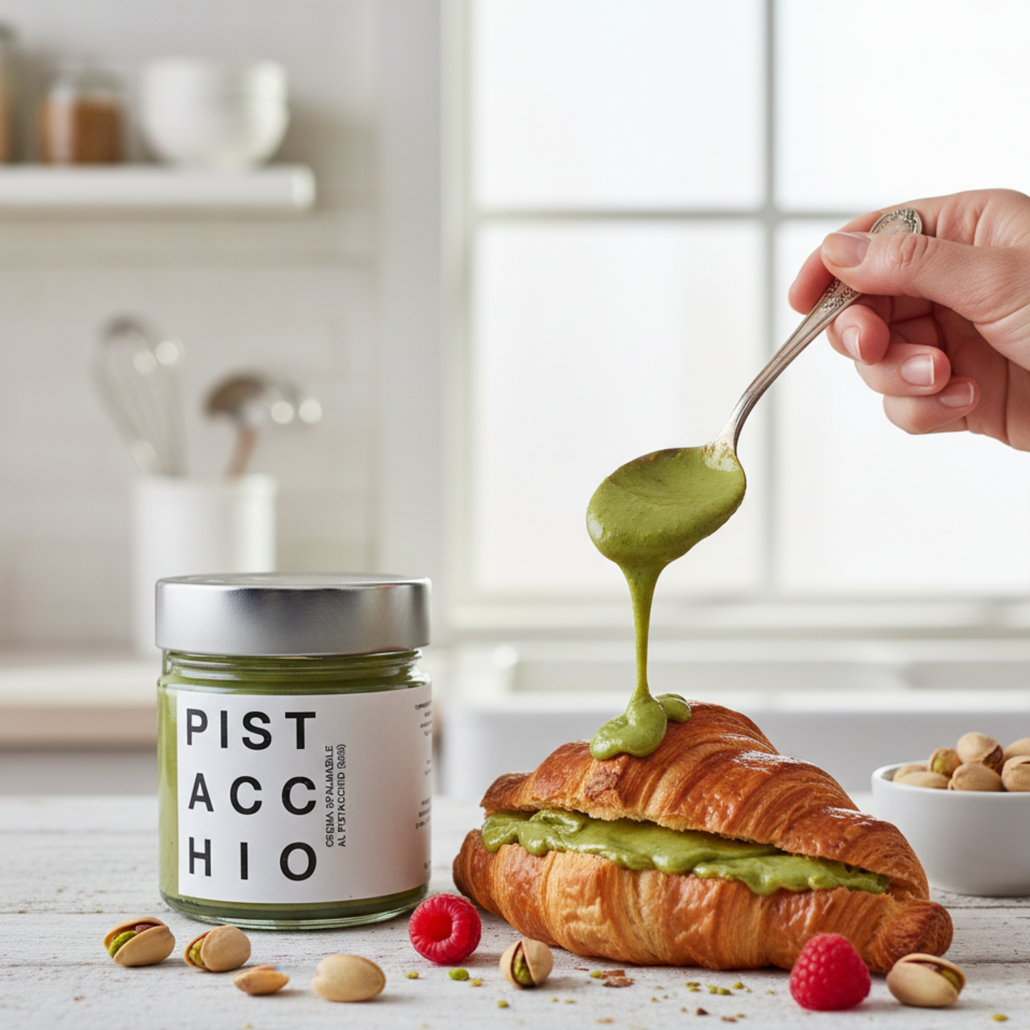 Tris di Creme Spalmabili Artigianali - Nocciola, Fondente e Pistacchio