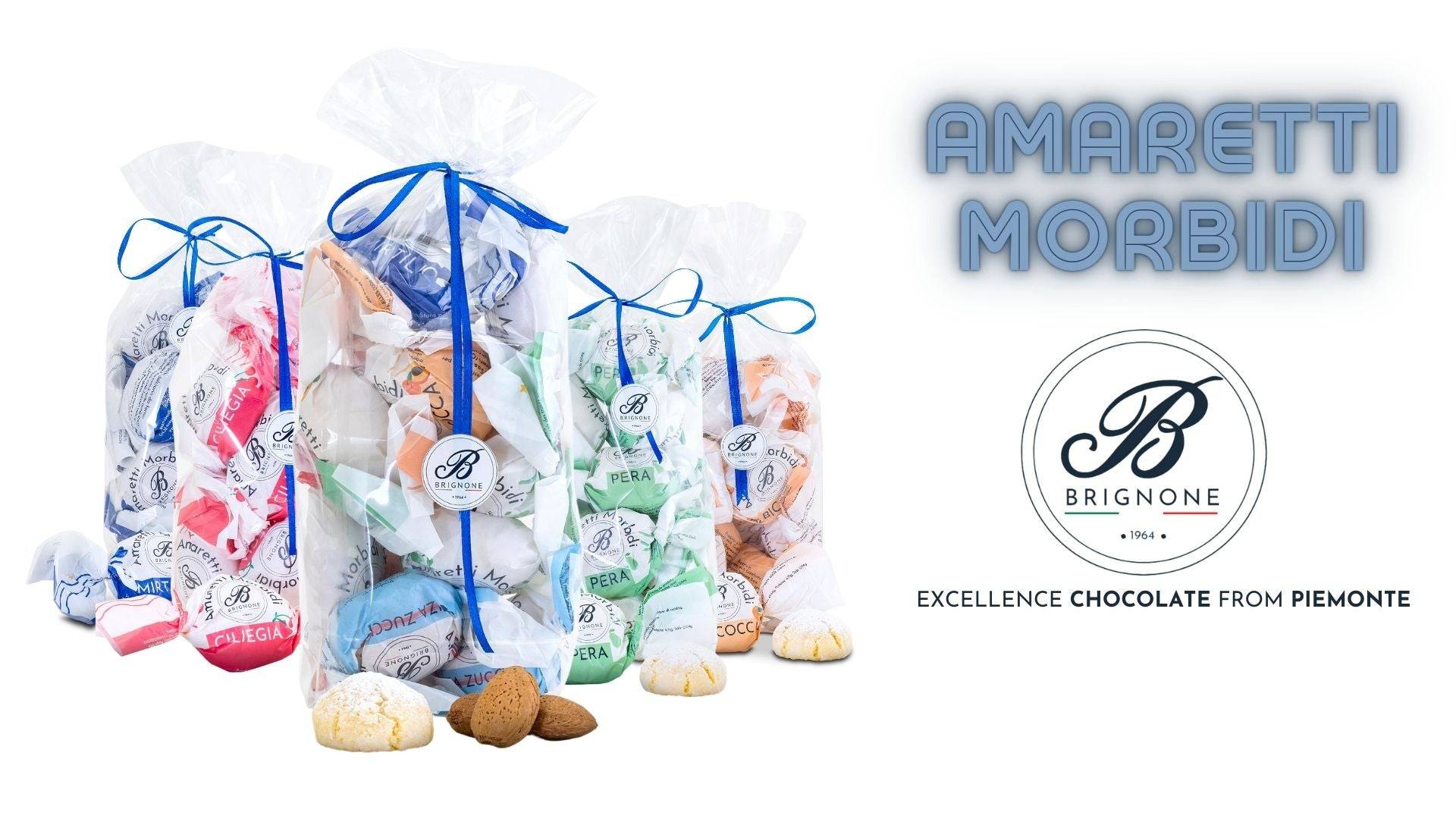 Amaretti morbidi tipo Sassello alla Frutta - Misti: prodotti tipici morbidi e fragranti con mix di sapori di frutta. Perfetti per ogni occasione, acquista online con spedizione veloce.