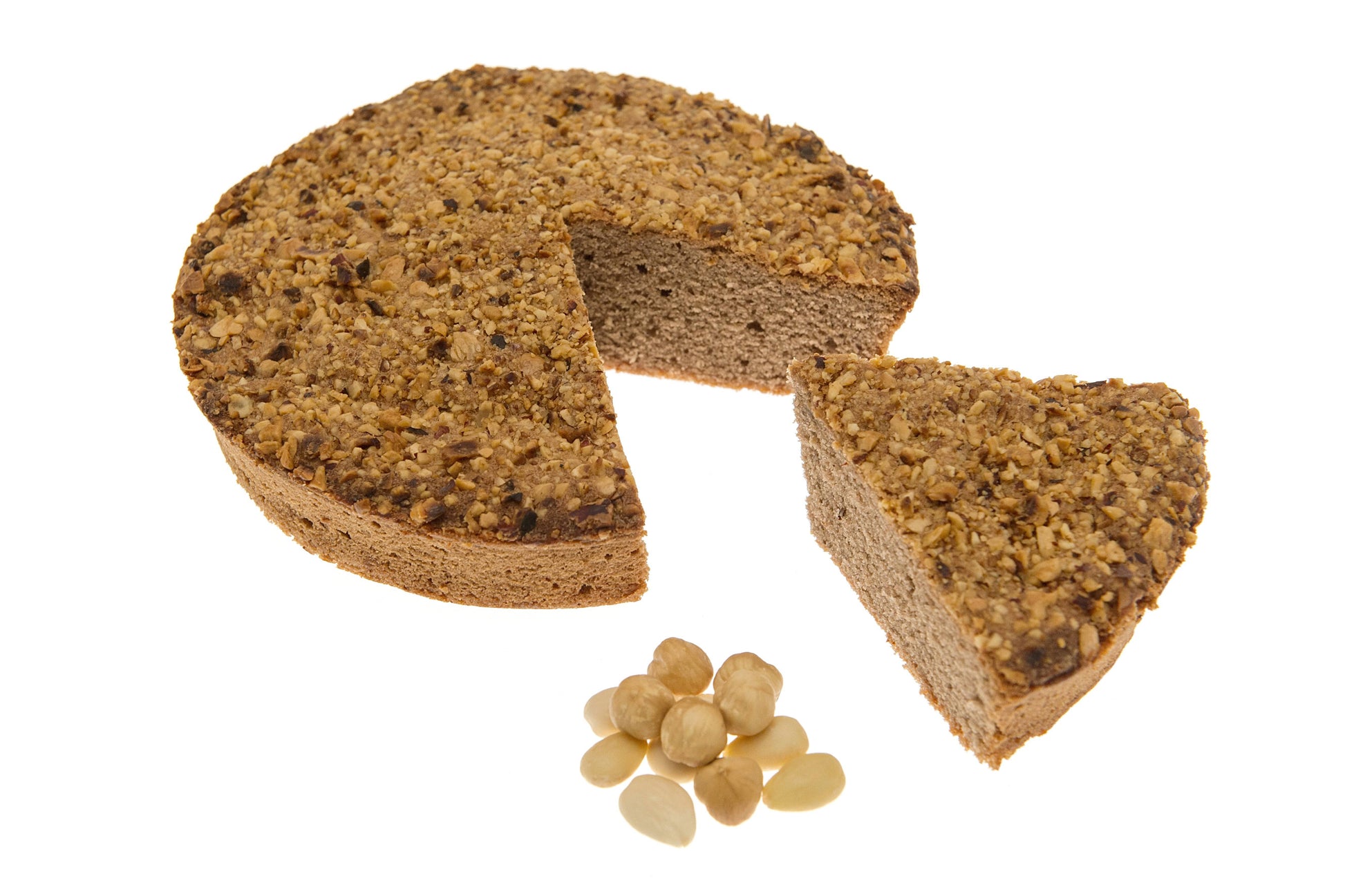 Torta "Amara" - Torta artigianale alle Nocciole Piemonte e Mandorle - Prodotti tipici Valle Maira